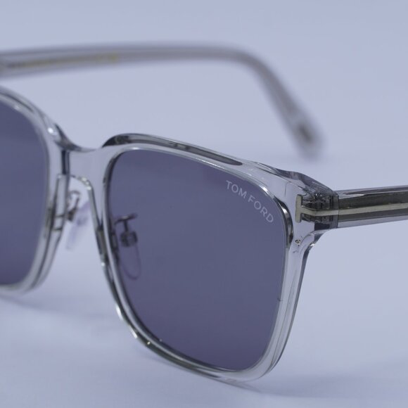 Tom Ford FT0891-K 20D Sunglasses Grey Square Frame, Smoke Polarized Lenses - Picture 8 of 10